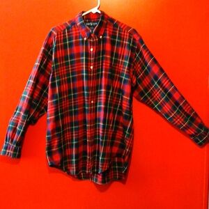 Ralph Lauren Men's Polo Plaid Blake Long-sleeved Shirt